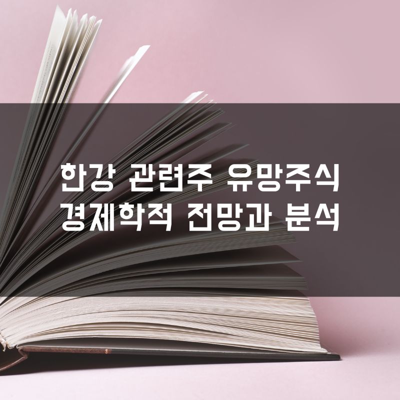 한강 관련주 유망주식 경제학적 전망과 분석