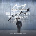 환율 급등에도 수입물가 하락, 정전 보수공사 완료!