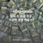 달러-원 환율 상승, 무순위 줍줍 반응은?