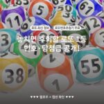놓치면 후회할 로또 1등 번호·당첨금 공개!