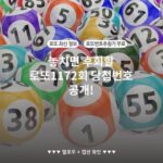 놓치면 후회할 로또1172회 당첨번호 공개!