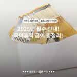 2025년 필수 안내! 육아휴직 급여 총정리!