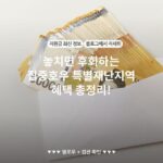 놓치면 후회하는 집중호우 특별재난지역 혜택 총정리!